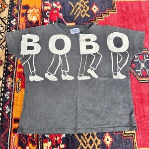 BOBO CHOSES Kids Graphic T-Shirt - Gray